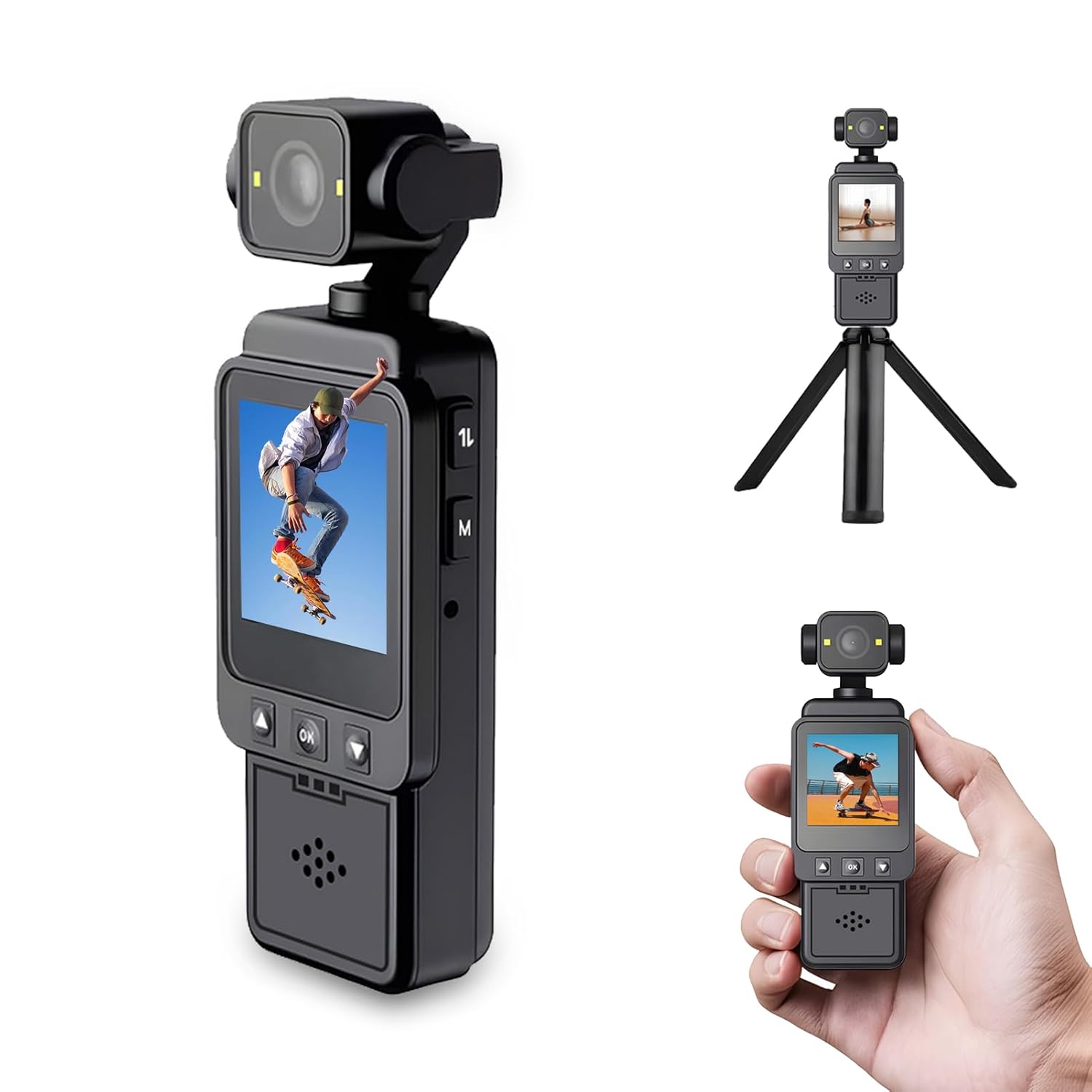 Handheld 180° Portable Action Camera