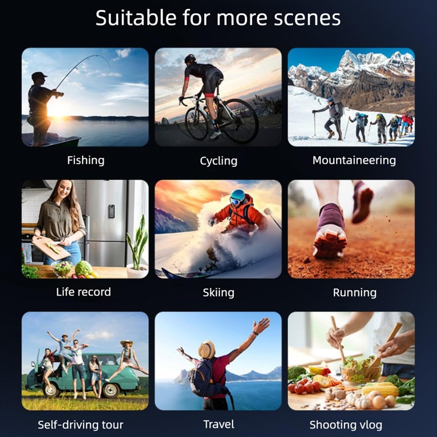 Handheld 180° Portable Action Camera