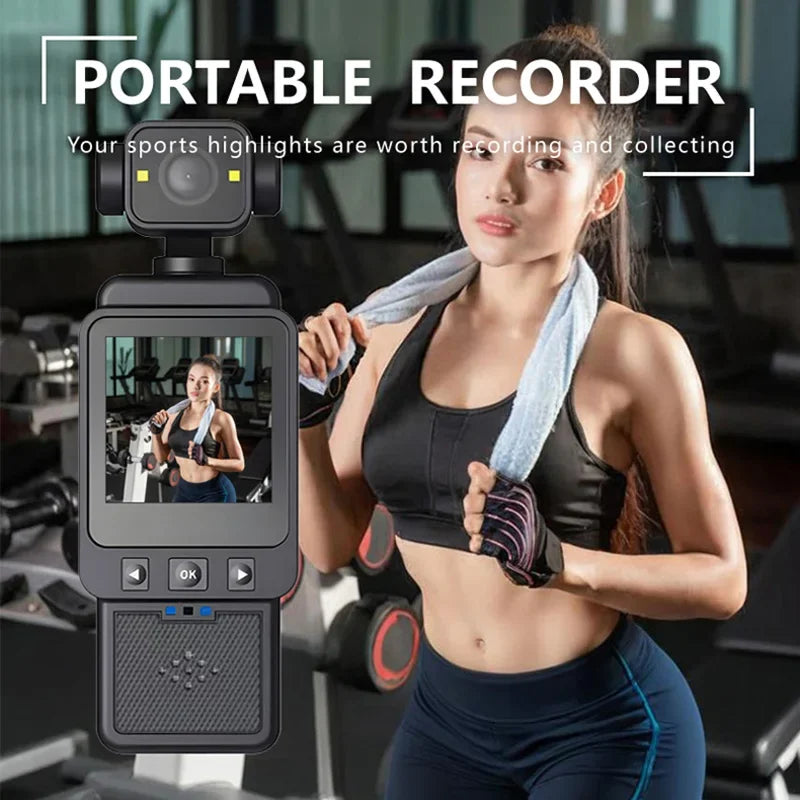 Handheld 180° Portable Action Camera