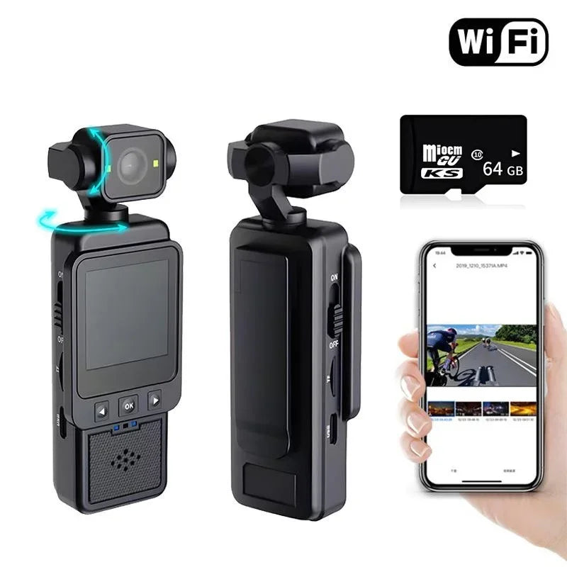 Handheld 180° Portable Action Camera