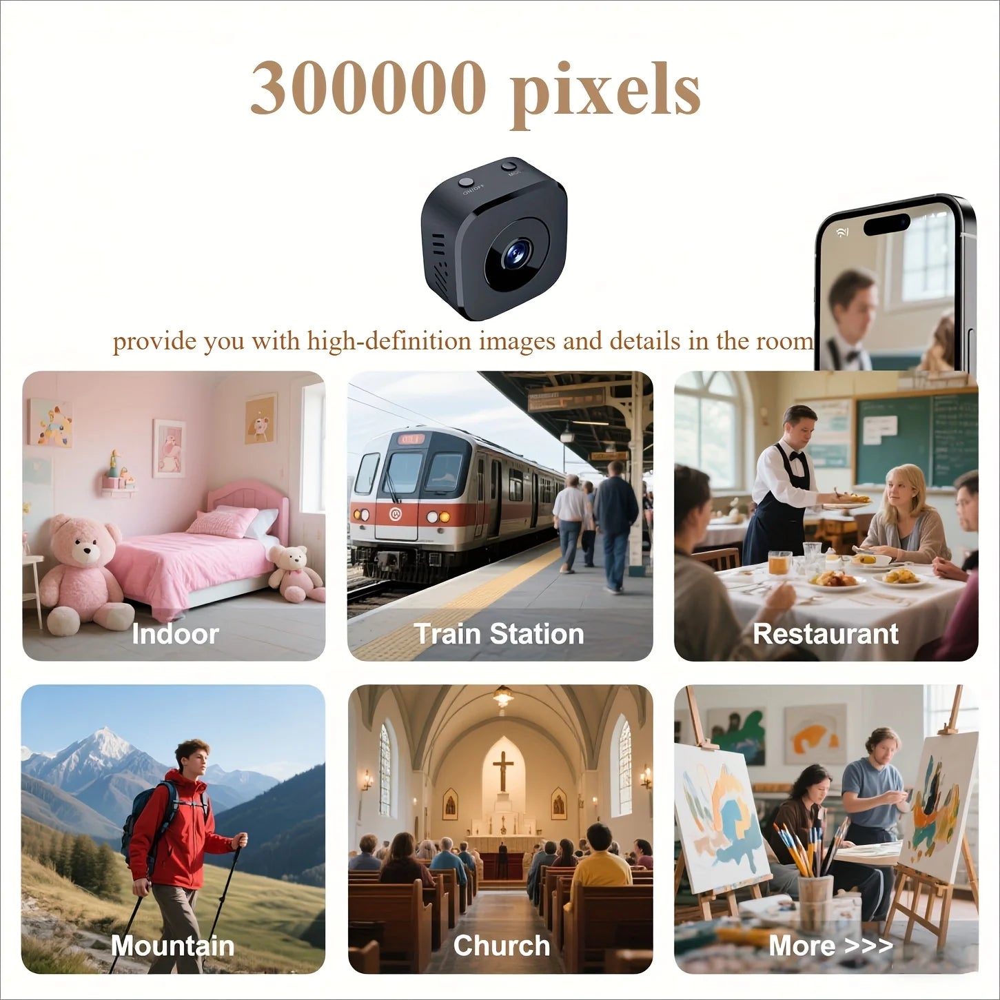 4K Mini Security Camera